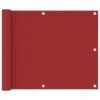 Écran De Balcon Rouge 75x500 Cm Tissu Oxford -Mobilier De Jardin ecran de balcon rouge 75x500 cm tissu oxford 3666722518246 600121