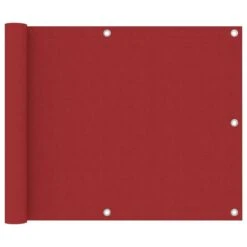 Écran De Balcon Rouge 75x500 Cm Tissu Oxford