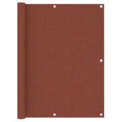 Écran De Balcon Terre Cuite 120x500 Cm Tissu Oxford