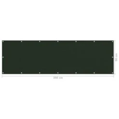 Écran De Balcon Vert Foncé 90x300 Cm PEHD -Mobilier De Jardin ecran de balcon vert fonce 90x300 cm pehd 3666722362115 937489