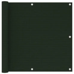 Écran De Balcon Vert Foncé 90x600 Cm PEHD