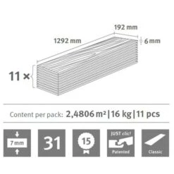 Egger Planches De Plancher Stratifié 46,41 M² 6 Mm North Cape Oak Grey -Mobilier De Jardin egger planches de plancher stratifie 46 41 m 6 mm north cape oak grey 3666722839853 1420867