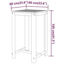 Ensemble De Bar De Jardin 5 Pcs Bois D'acacia Solide 24 Ensemble De Bar De Jardin 5 Pcs Bois D'acacia Solide -Mobilier De Jardin ensemble de bar de jardin 5 pcs bois d acacia solide 3666722615556 1396613