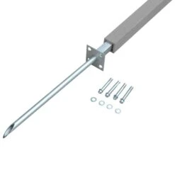 Ensemble De Clôture WPC 3 Carré 562 X 185 Cm Gris 2 -Mobilier De Jardin ensemble de cloture wpc 3 carre 562 x 185 cm gris 8718475732488 1276047