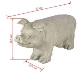 Esschert Design Banc De Jardin En Pierre En Forme De Cochon Gris AV13 -Mobilier De Jardin esschert design banc de jardin en pierre en forme de cochon gris av13 8714982120824 973612