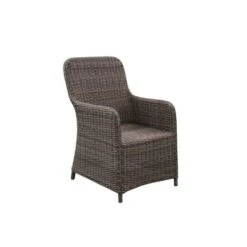 Fauteuil De Jardin En Acier Et Résine Tressée - Assise Et Dossier Avec Coussins - 64 X 65 X H.90 Cm - Couleur Rotin Et Coussins Ecr -Mobilier De Jardin fauteuil de jardin en acier et resine tressee assise et dossier avec coussins 64 x 65 x h 90 cm couleur rotin et coussins ecr 3612408314435 728779