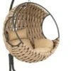 Fauteuil Suspendu Avec Coussin Métal Beige Pona -Mobilier De Jardin fauteuil suspendu avec coussin metal beige pona 5400924216306 1336042