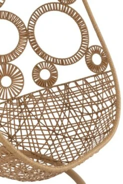 Fauteuil Suspendu Avec Coussins Aluminium Et Roseau Beige Ila -Mobilier De Jardin fauteuil suspendu avec coussins aluminium et roseau beige ila 5400924207175 1336087