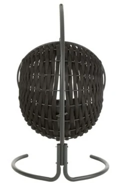 Fauteuil Suspendu Avec Coussins Métal Noir Vega -Mobilier De Jardin fauteuil suspendu avec coussins metal noir vega 5400924216313 1336037