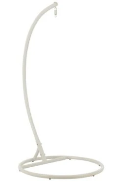 Fauteuil Suspendu Ovale Aluminium Blanc Balto -Mobilier De Jardin fauteuil suspendu ovale aluminium blanc balto 5400924207069 1336100