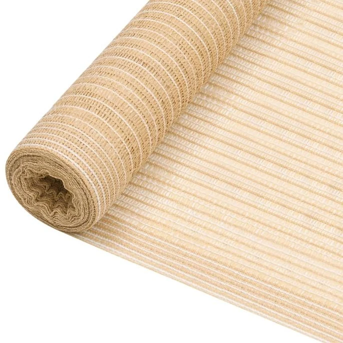 Filet Brise-vue Beige 1,2x10 M PEHD 75 G/m² 3 Filet Brise-vue Beige 1,2x10 M PEHD 75 G/m²