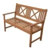 FINLANDEK - Banc De Jardin 120cm En Bois Exotique - 120x60x90cm