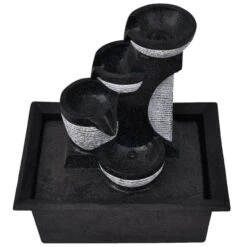 Fontaine D'intérieur Avec Lampe LED Polyrésine -Mobilier De Jardin fontaine d interieur avec lampe led polyresine 3666722196017 1174295