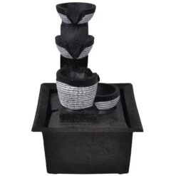 Fontaine D'intérieur Avec Lampe LED Polyrésine -Mobilier De Jardin fontaine d interieur avec lampe led polyresine 3666722196017 1174296