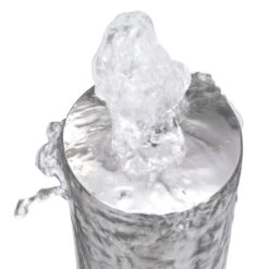 Fontaine De Jardin Argenté 48x34x123 Cm Acier Inoxydable -Mobilier De Jardin fontaine de jardin argente 48x34x123 cm acier inoxydable 3666722182720 1215559