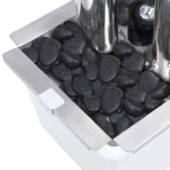 Fontaine De Jardin Argenté 48x34x123 Cm Acier Inoxydable -Mobilier De Jardin fontaine de jardin argente 48x34x123 cm acier inoxydable 3666722182720 1215561