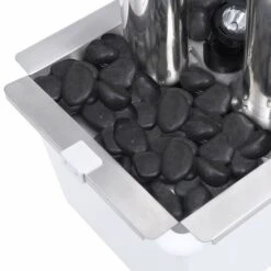 Fontaine De Jardin Argenté 48x34x153 Cm Acier Inoxydable -Mobilier De Jardin fontaine de jardin argente 48x34x153 cm acier inoxydable 3666722179461 1218671