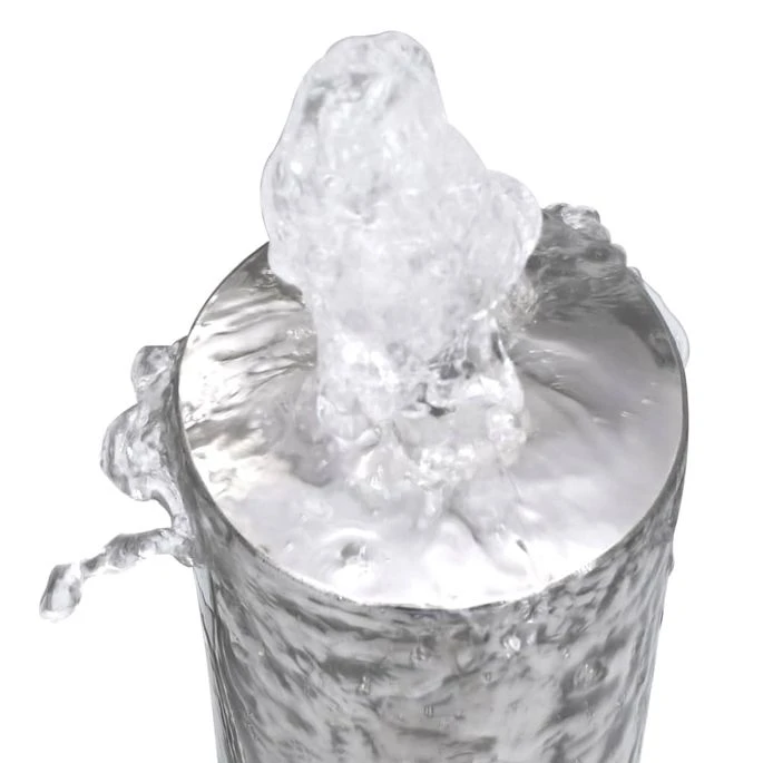 Fontaine De Jardin Argenté 48x34x88 Cm Acier Inoxydable 11 Fontaine De Jardin Argenté 48x34x88 Cm Acier Inoxydable – Image 9