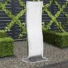 Fontaine De Jardin Avec Pompe Acier Inoxydable 130 Cm Courbé -Mobilier De Jardin fontaine de jardin avec pompe acier inoxydable 130 cm courbe 3666722177962 1220123