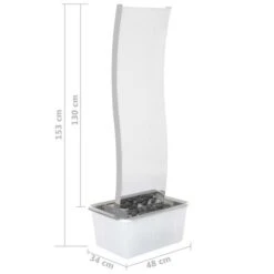 Fontaine De Jardin Avec Pompe Acier Inoxydable 130 Cm Courbé 19 Fontaine De Jardin Avec Pompe Acier Inoxydable 130 Cm Courbé -Mobilier De Jardin fontaine de jardin avec pompe acier inoxydable 130 cm courbe 3666722177962 1220131