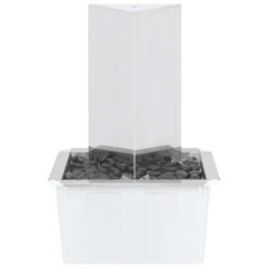 Fontaine De Jardin Et Pompe Acier Inoxydable 76 Cm Triangulaire -Mobilier De Jardin fontaine de jardin et pompe acier inoxydable 76 cm triangulaire 3666722180863 1217249