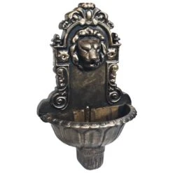 Fontaine Murale Design De Tête De Lion Bronze -Mobilier De Jardin fontaine murale design de tete de lion bronze 3666722177665 1220382