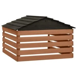 Garage De Tondeuse à Gazon Noir Et Marron 78x74x54cm Sapin -Mobilier De Jardin garage de tondeuse a gazon noir et marron 78x74x54cm sapin 3666722189347 1195968