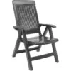GROSFILLEX Fauteuil Dossier Réglable Fidji 3 - Anthracite -Mobilier De Jardin grosfillex fauteuil dossier reglable fidji 3 anthracite 3100039507017 597548