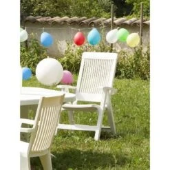 GROSFILLEX Fauteuil Dossier Réglable Fidji 3 - Blanc -Mobilier De Jardin grosfillex fauteuil dossier reglable fidji 3 blanc 3100038008560 597566