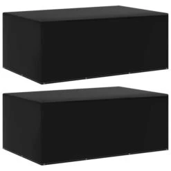 Housses De Salon De Jardin 2 Pcs 7 œillets 250x250x70 Cm