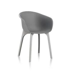 IDEA Lot De 2 Chaises De Jardin Diva Gris -Mobilier De Jardin idea lot de 2 chaises de jardin diva gris 9006218851503 516528