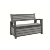 KETER Coffre-banc Jardin En Résine Brossium - 227 L - Gris -Mobilier De Jardin keter coffre banc jardin en resine brossium 227 l gris 7290106936300 515688