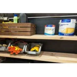 Keter Coffre SIO MIDI 880L Noir/gris -Mobilier De Jardin keter coffre sio midi 880l noir gris 7290112634405 728749