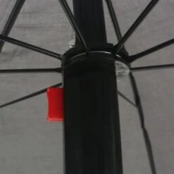 Lit De Jardin Avec Parasol Polyester Et Résine Tressée Gris Uvo -Mobilier De Jardin lit de jardin avec parasol polyester et resine tressee gris uvo 3666722555609 388324