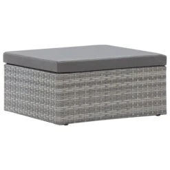 Lit De Jardin Et Toit Gris Mélangé Résine Tressée -Mobilier De Jardin lit de jardin et toit gris melange resine tressee 3666722323727 981899