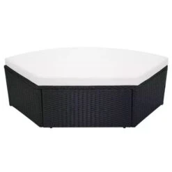 Lit De Jardin Modulable à Auvent Résine Tressée Noire Velass 9 Lit De Jardin Modulable à Auvent Résine Tressée Noire Velass -Mobilier De Jardin lit de jardin modulable a auvent resine tressee noire velass 8718475501893 388856