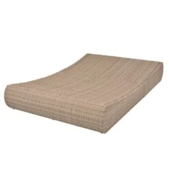 Lit De Jardin Résine Tressée Beige Et Polyester Blanc Imia -Mobilier De Jardin lit de jardin resine tressee beige et polyester blanc imia 3666722558273 386104