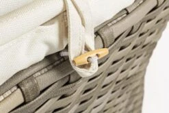 Lit De Jardin Rotatif En Aluminium Tresse En Fibre Blanc Laurie -Mobilier De Jardin lit de jardin rotatif en aluminium tresse en fibre blanc laurie 3666722592338 1393488