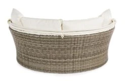 Lit De Jardin Rotatif En Aluminium Tresse En Fibre Blanc Laurie -Mobilier De Jardin lit de jardin rotatif en aluminium tresse en fibre blanc laurie 3666722592338 1393491