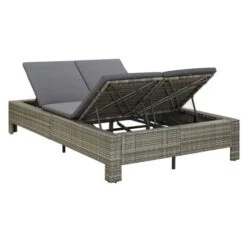 Lit De Jardin Tissu Et Résine Tressée Gris Daget -Mobilier De Jardin lit de jardin tissu et resine tressee gris daget 3666722558310 386079