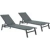Lot De 2 Bains De Soleil A Monter Avec Roulettes - 1 Personne - Gris -Mobilier De Jardin lot de 2 bains de soleil a monter avec roulettes 1 personne gris 3267070015946 1152340