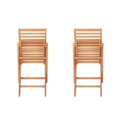 Lot De 2 Chaises De Jardin Pliantes En Eucalyptus FSC - 57 X 46,5 X 90 Cm -Mobilier De Jardin lot de 2 chaises de jardin pliantes en eucalyptus fsc 57 x 46 5 x 90 cm 3612401826096 1246544