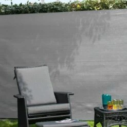 Nature Brise-vue De Jardin PE 1,2 X 5 M Gris -Mobilier De Jardin nature brise vue de jardin pe 1 2 x 5 m gris 3666722185196 1210640
