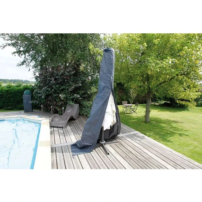 Nature Housse De Protection Pour Parasols Droits 202x42x27 Cm 4 Nature Housse De Protection Pour Parasols Droits 202x42x27 Cm – Image 2