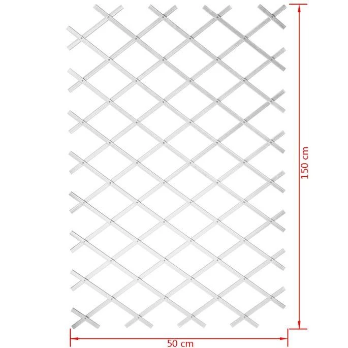 Nature Palissade De Jardin 50 X 150 Cm PVC Blanc 6 Nature Palissade De Jardin 50 X 150 Cm PVC Blanc – Image 4