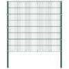 Panneau De Clôture Avec Poteaux Fer 1,7 X 1,6 M Vert -Mobilier De Jardin panneau de cloture avec poteaux fer 1 7 x 1 6 m vert 3666722199926 1169451