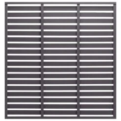 Panneau De Clôture WPC 170x180 Cm Gris 2