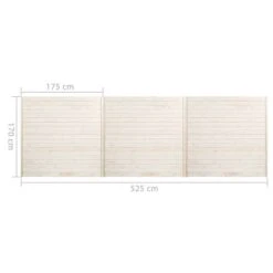 Panneaux De Clôture 3 Pcs 5,1x1,7 M -Mobilier De Jardin panneaux de cloture 3 pcs 5 1x1 7 m 8719883862859 1200538
