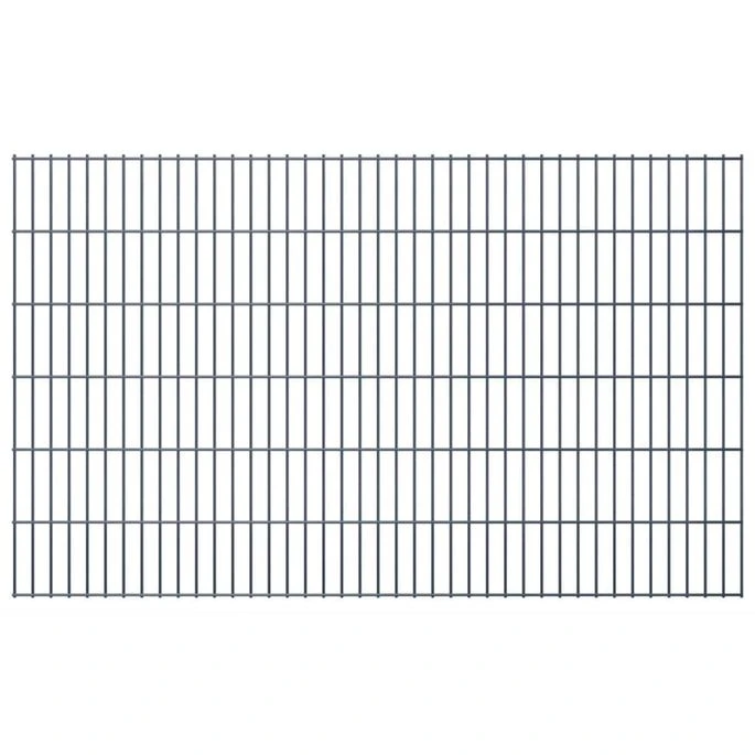 Panneaux De Clôture De Jardin 2D 2,008x1,23 M 26 M Total Gris 3 Panneaux De Clôture De Jardin 2D 2,008x1,23 M 26 M Total Gris