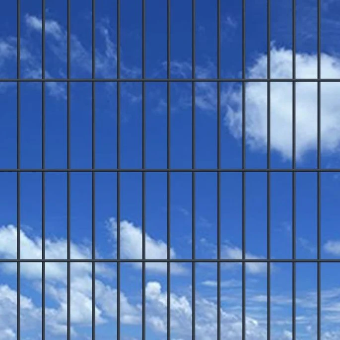 Panneaux De Clôture De Jardin 2D 2,008x1,23 M 26 M Total Gris 4 Panneaux De Clôture De Jardin 2D 2,008x1,23 M 26 M Total Gris – Image 2